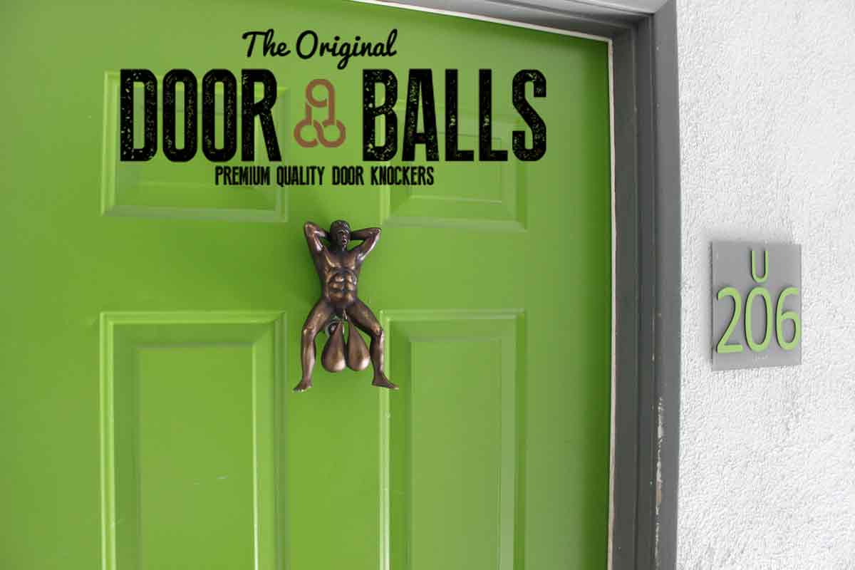 Doorballs Premium quality door knockers to show the world your balls
